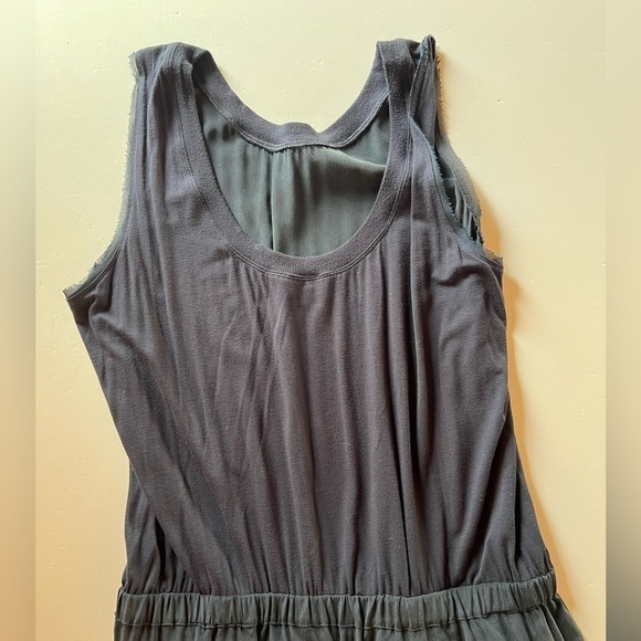 Splendid NWOT Alessandra silk blue jumpsuit sz XL sleeveless elastic waist - Picture 7 of 15